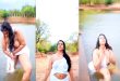 Nila Nambiar Bathing in Pond Showing Her Boobs